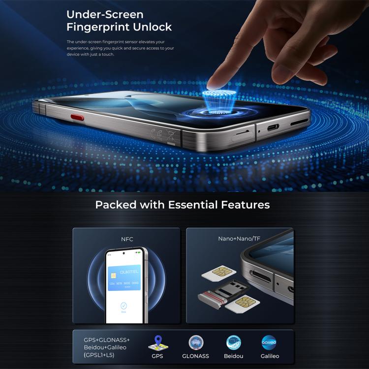 Oukitel WP200 Pro 5G 三防手機，24GB+1TB，螢幕指紋，6.7 吋 Android 15.0 MTK Dimensity 8200 八核心，NFC，OTG，網絡：5G