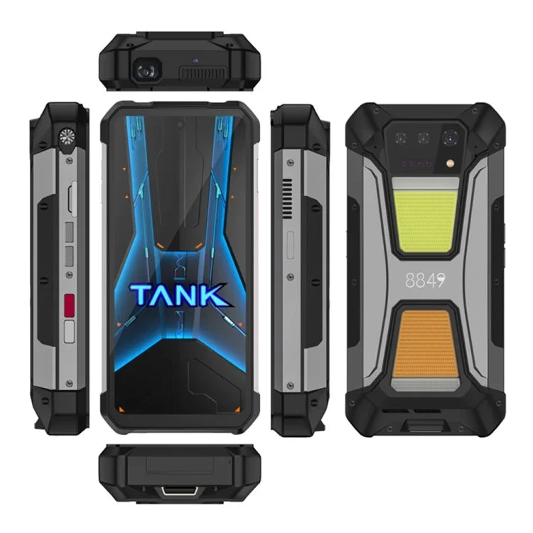 Unihertz 8849 Tank 2 Pro 夜視投影堅固型手機，12GB+256GB，6.79 吋 Android 14 MTK6789 八核心，網路：4G