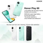 榮耀 Play 60，6GB+128GB，側邊指紋，6.61 吋 MagicOS 9.0 Dimensity 6300 八核心，網絡：5G，OTG，Play 60，6GB+128GB，6GB+128GB