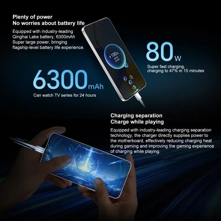 Honor X60 GT，12GB+256GB，螢幕指紋，6.7 吋 MagicOS 9.0 Android 15.0 Snapdragon 8+ Gen 1 八核心，網絡：5G，OTG，NFC，12GB+256GB