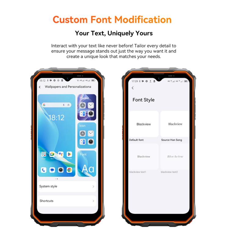 Blackview Oscal Marine 2，4GB+64GB，6.56 吋 Android 15 Unisoc UMS9230E T615 八核心，網路：4G，OTG，NFC，4GB+64GB