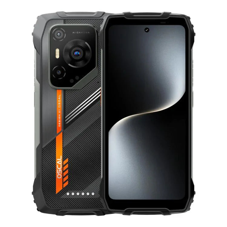 Blackview Oscal Pilot 3 5G 耐用手機，12GB+256GB，夜視相機，6.56 吋 Android 15 MediaTek Dimensity 6300 八核心，網路：5G，OTG，NFC