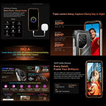 Blackview Oscal Pilot 3 5G 耐用手機，12GB+256GB，夜視相機，6.56 吋 Android 15 MediaTek Dimensity 6300 八核心，網路：5G，OTG，NFC