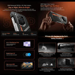 Blackview Oscal Pilot 3 5G 耐用手機，12GB+256GB，夜視相機，6.56 吋 Android 15 MediaTek Dimensity 6300 八核心，網路：5G，OTG，NFC