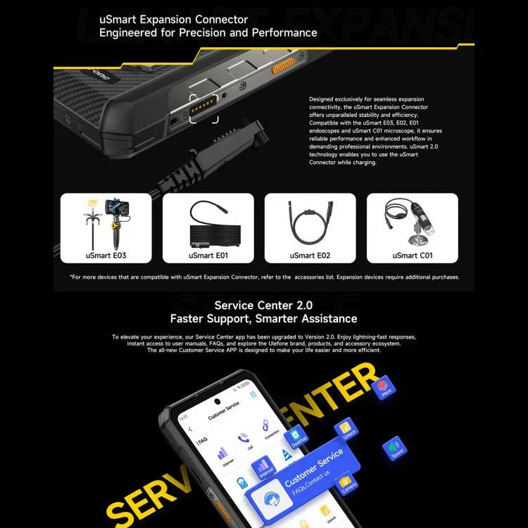 Ulefone Armor 30，12GB+512GB，夜視，IP68/IP69K 耐用手機，6.95 吋 Android 15 MediaTek Helio G100 八核心，網路：4G，NFC，OTG，Armor 30