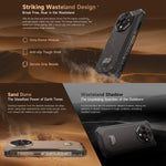 Ulefone Armor X16 Pro，5GB+256GB，夜視，IP68/IP69K 耐用手機，6.56 吋 Android 15 MediaTek Dimensity 6300 八核心，網路：5G，NFC，OTG，Armor X16 Pro，8GB+256GB
