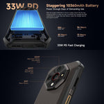 Ulefone Armor X16 Pro，5GB+256GB，夜視，IP68/IP69K 耐用手機，6.56 吋 Android 15 MediaTek Dimensity 6300 八核心，網路：5G，NFC，OTG，Armor X16 Pro，8GB+256GB