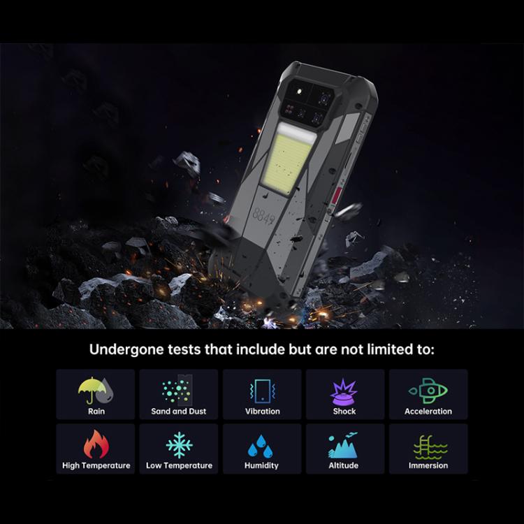 Unihertz Tank 4 Pro 投影機耐用手機，16GB+512GB，夜視，6.73 吋 Android 13 天璣 8300 八核心，網路：5G，NFC，16GB+512GB