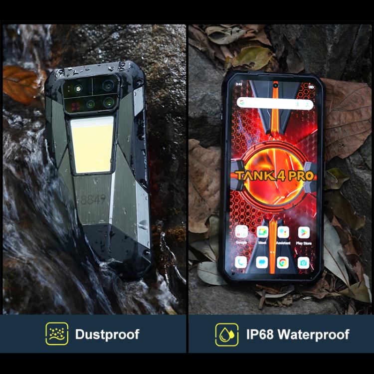 Unihertz Tank 4 Pro 投影機耐用手機，16GB+512GB，夜視，6.73 吋 Android 13 天璣 8300 八核心，網路：5G，NFC，16GB+512GB