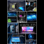 Unihertz Tank 4 Pro 投影機耐用手機，16GB+512GB，夜視，6.73 吋 Android 13 天璣 8300 八核心，網路：5G，NFC，16GB+512GB