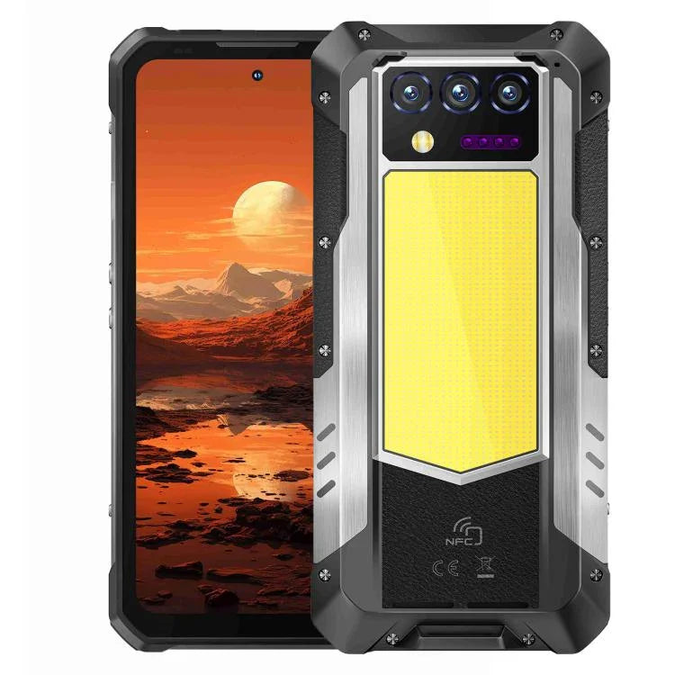 Oukitel WP100 雷射測距儀耐用手機，12GB+512GB，200MP 相機，指紋識別，6.8 吋 Android 14 MediaTek Dimensity 7300 八核心，NFC，OTG，網路：5G，WP100