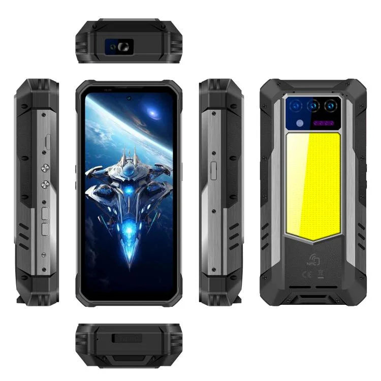 Oukitel WP100 雷射測距儀耐用手機，12GB+512GB，200MP 相機，指紋識別，6.8 吋 Android 14 MediaTek Dimensity 7300 八核心，NFC，OTG，網路：5G，WP100