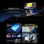 Oukitel WP100 雷射測距儀耐用手機，12GB+512GB，200MP 相機，指紋識別，6.8 吋 Android 14 MediaTek Dimensity 7300 八核心，NFC，OTG，網路：5G，WP100