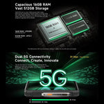 Ulefone Armor 33 Pro 耐用手機，16GB+512GB，夜視，6.95 吋 + 3.4 吋 雙螢幕 Android 14 MediaTek Dimensity 7300X 八核心，網路：5G，OTG，NFC，Armor 33 Pro