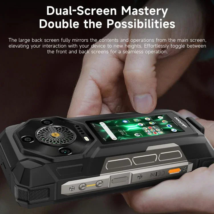 Ulefone Armor 33 Pro 耐用手機，16GB+512GB，夜視，6.95 吋 + 3.4 吋 雙螢幕 Android 14 MediaTek Dimensity 7300X 八核心，網路：5G，OTG，NFC，Armor 33 Pro