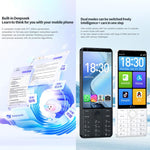 DOOV R70 按鍵手機，6GB+128GB，4 吋 Android 13 聯發科 MT6762 八核心，網路：4G，支援 Google 商店，有相機，有相機
