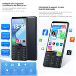 DOOV R70 按鍵手機，6GB+128GB，4 吋 Android 13 聯發科 MT6762 八核心，網路：4G，支援 Google 商店，有相機，有相機