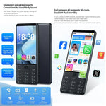 DOOV R70 按鍵手機，6GB+128GB，4 吋 Android 13 聯發科 MT6762 八核心，網路：4G，支援 Google 商店，無相機，無相機