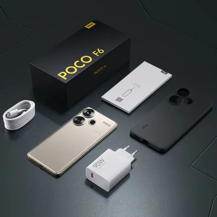 小米 POCO F6 全球版，12GB+512GB，螢幕指紋，6.67 吋 小米 HyperOS Snapdragon 8s Gen 3 八核心 3.0GHz，NFC，網路：5G，12GB+512GB