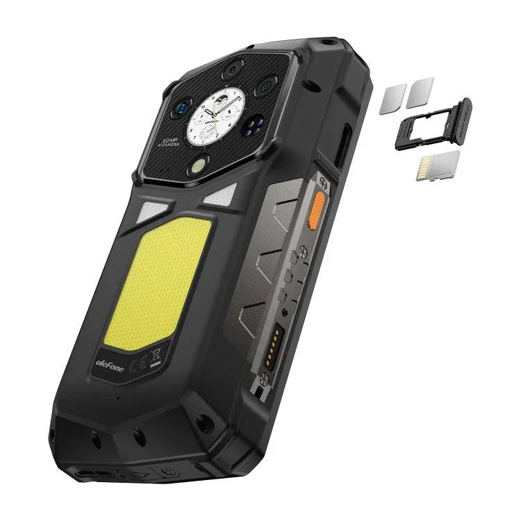 Ulefone Armor 29 Ultra 耐用手機，16GB+1TB，夜視，6.67 吋 + 1.04 吋 Android 15 MediaTek Dimensity 9300+ 八核心，網路：5G，多功能 LED 燈，警示燈，Armor 29 Ultra