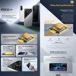 小米 POCO F7 全球版，12GB+256GB，螢幕指紋，6.83 吋 小米 HyperOS 2 Snapdragon 8s Gen 4 八核心，NFC，網路：5G，12GB+256GB