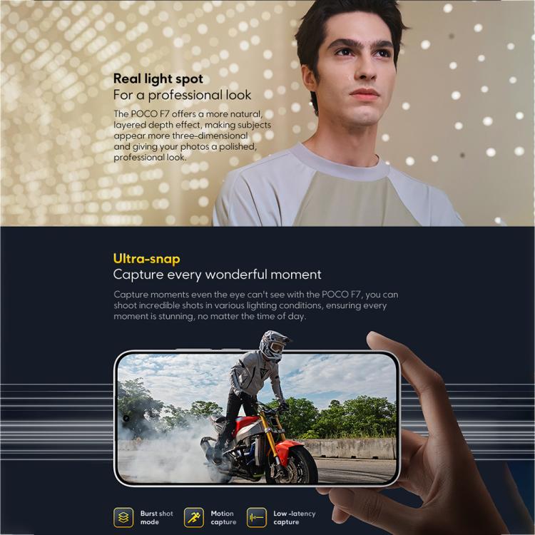 小米 POCO F7 全球版，12GB+256GB，螢幕指紋，6.83 吋 小米 HyperOS 2 Snapdragon 8s Gen 4 八核心，NFC，網路：5G，12GB+256GB