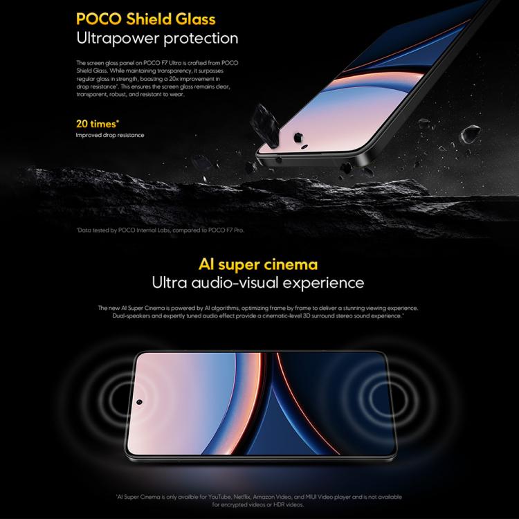 小米 POCO F7 Ultra 全球版，12GB+256GB，螢幕指紋，6.67 吋 小米 HyperOS 2 Snapdragon 8 Elite 八核心，NFC，網路：5G，12GB+256GB