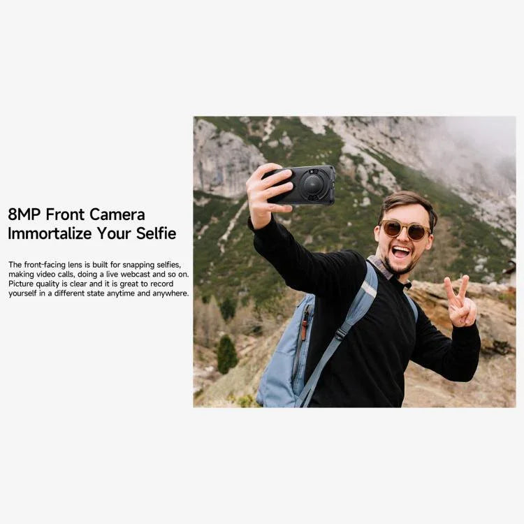 Ulefone RugKing，8GB+256GB，IP68/IP69K 堅固型手機，5.99 吋 Android 15 Unisoc T7255 八核心，網路：4G，NFC，OTG，RugKing，8GB+256GB