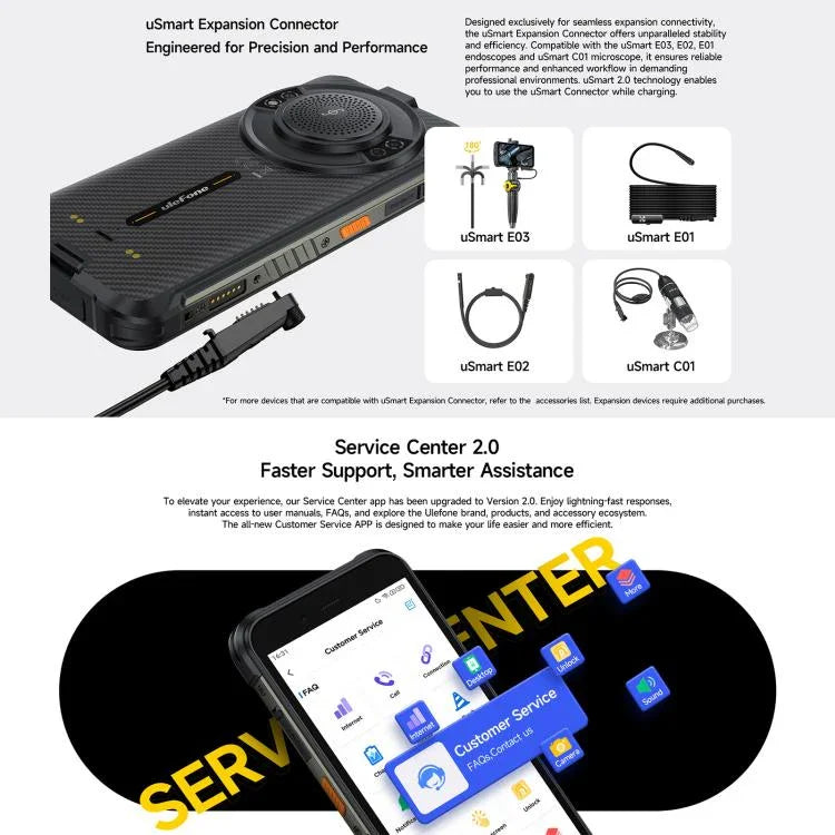 Ulefone RugKing，8GB+256GB，IP68/IP69K 堅固型手機，5.99 吋 Android 15 Unisoc T7255 八核心，網路：4G，NFC，OTG，RugKing，8GB+256GB
