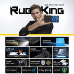 Ulefone RugKing，8GB+256GB，IP68/IP69K 堅固型手機，5.99 吋 Android 15 Unisoc T7255 八核心，網路：4G，NFC，OTG，RugKing，8GB+256GB