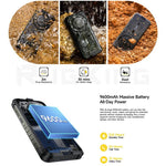 Ulefone RugKing，8GB+256GB，IP68/IP69K 堅固型手機，5.99 吋 Android 15 Unisoc T7255 八核心，網路：4G，NFC，OTG，RugKing，8GB+256GB