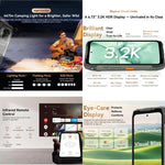 Blackview XPLORE 2 投影機，12GB+256GB，6.73 吋 Android 15 Dimensity 8300 MT6897 八核心，網絡：5G，OTG，NFC，XPLORE 2 投影機，12GB+256GB