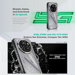 Oukitel WP62 耐用手機，12GB+512GB，108MP 相機，指紋辨識，6.6 吋 Android 15 MediaTek Dimensity 7025 八核心，NFC，OTG，網絡：5G，12GB+512GB