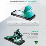 Oukitel WP62 耐用手機，8GB+256GB，108MP 相機，指紋辨識，6.6 吋 Android 15 MediaTek Dimensity 7025 八核心，NFC，OTG，網絡：5G，8GB+256GB
