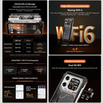 Blackview XPLORE X1，12GB+256GB，6.78 吋 Android 15 Dimensity 7050 MT8791V/HZA 八核心，網路：5G，OTG，NFC，XPLORE X1 12GB+256GB
