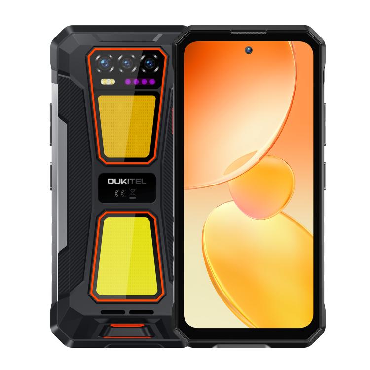 Oukitel WP58 Pro 耐用手機，8GB+256GB，側邊指紋辨識，6.7 吋 Android 15 UMS9621S 八核心，NFC，OTG，網路：5G，8GB+256GB