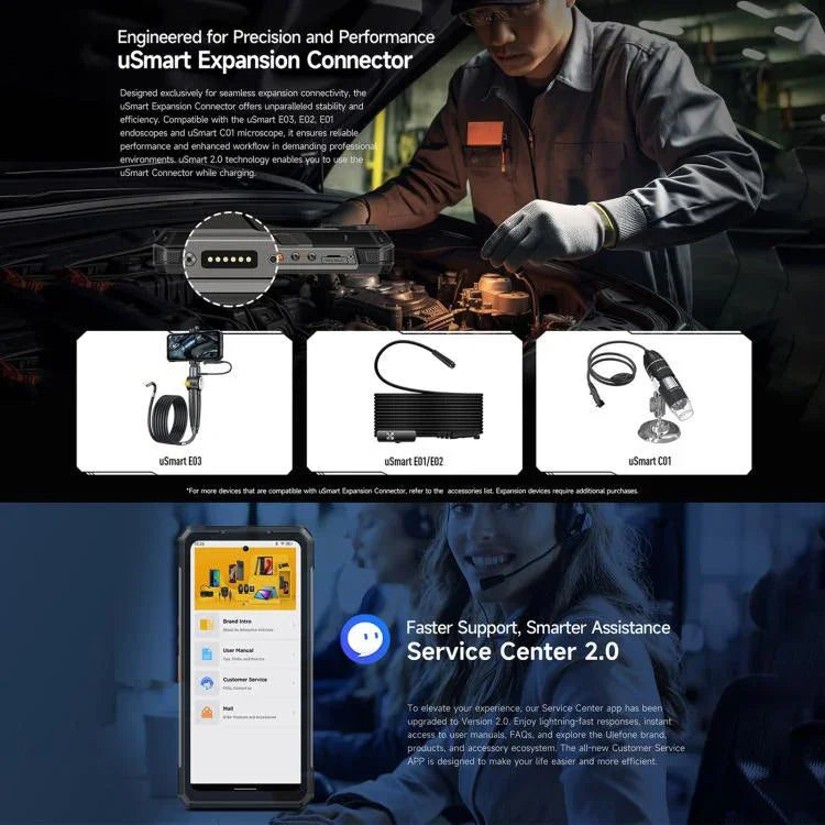 Ulefone Armor 34+，16GB+512GB，夜視，IP68/IP69K 堅固型手機，6.95 吋 Android 15 聯發科天璣 7400X 八核心，網絡：5G，NFC，OTG，Armor 34+