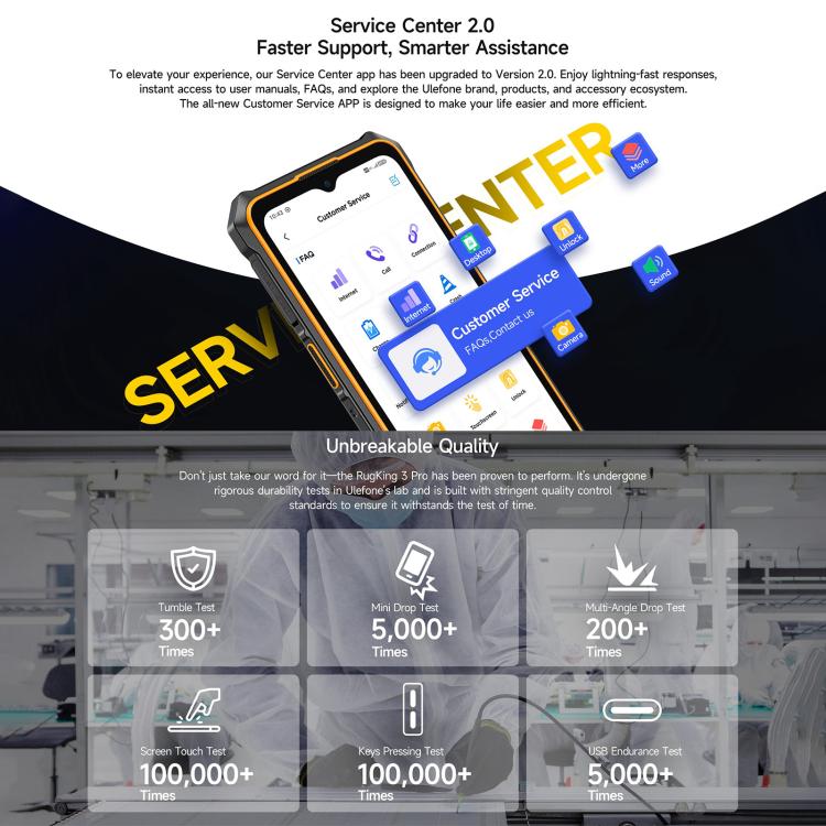 Ulefone RugKing 3 Pro，8GB+128GB，IP68/IP69K 耐用手機，6.56 吋 Android 15 Unisoc T7250 八核心，網路：4G，NFC，OTG，RugKing 3 Pro，RugKing 3 Pro，8GB+128GB