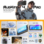 Ulefone RugKing 4 Pro，8GB+256GB，IP68/IP69K 耐用手機，6.56 吋 Android 15 Unisoc T7250 八核心，網路：4G，NFC，OTG，RugKing 4 Pro，RugKing 4 Pro，8GB+256GB