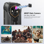 Ulefone RugKing 4 Pro，8GB+256GB，IP68/IP69K 耐用手機，6.56 吋 Android 15 Unisoc T7250 八核心，網路：4G，NFC，OTG，RugKing 4 Pro，RugKing 4 Pro，8GB+256GB