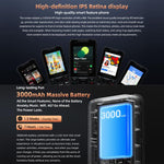 HAMTOD H6 耐用型手機，3GB+32GB，2.83 吋 Android 11 UNISOC SC9832E 四核心，網路：4G，VoLTE，SOS