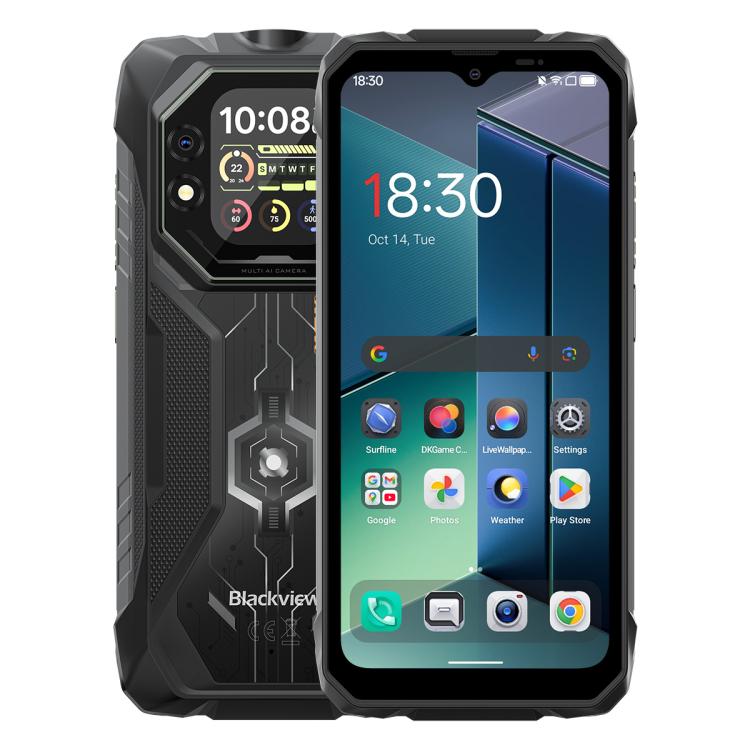 Blackview ROCK 1 耐用手機，8GB+256GB，6.56 吋 Android 16 MT6769V/CB Helio G81 八核心，網路：4G，OTG，NFC，ROCK 1 8GB+256GB