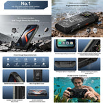 Blackview ROCK 1 耐用手機，8GB+256GB，6.56 吋 Android 16 MT6769V/CB Helio G81 八核心，網路：4G，OTG，NFC，ROCK 1 8GB+256GB