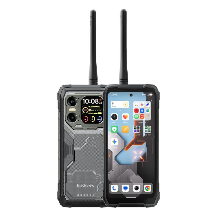 Blackview XPLORE 1 對講機耐用手機，12GB+256GB，6.78 吋 Android 15 Dimensity 7050 MT8791V/HZA 八核心，網路：5G，OTG，NFC，XPLORE 1 對講機 12GB+256GB