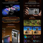 Blackview XPLORE 1 對講機耐用手機，12GB+256GB，6.78 吋 Android 15 Dimensity 7050 MT8791V/HZA 八核心，網路：5G，OTG，NFC，XPLORE 1 對講機 12GB+256GB