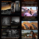 Blackview XPLORE 1 對講機耐用手機，12GB+256GB，6.78 吋 Android 15 Dimensity 7050 MT8791V/HZA 八核心，網路：5G，OTG，NFC，XPLORE 1 對講機 12GB+256GB