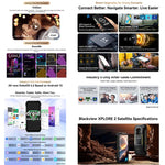 Blackview XPLORE 2 衛星手機，16GB+1TB，6.73 吋 Android 15 Dimensity 8300 MT6897 八核心，網路：5G，OTG，NFC，XPLORE 2 衛星手機 16GB+1TB