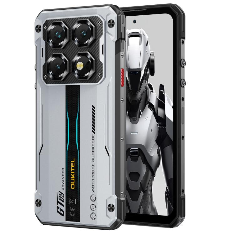 Oukitel WP60 三防手機，8GB+256GB，夜視，108MP 相機，側邊指紋，7.2 吋 Android 15 MediaTek 天璣 7025 八核心，NFC，OTG，網路：5G，8GB+256GB