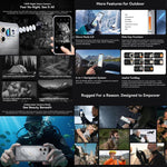 Blackview Oscal Marine 3，8GB+256GB，6.56 吋 Android 16 MT6769V/CB Helio G81 八核心，網路：4G，OTG，NFC，8GB+256GB