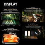 Blackview Oscal Pilot 5 5G 耐用手機，8GB+256GB，6.67 吋 Android 16 UMS9620 T8100 八核心，網路：5G，OTG，NFC